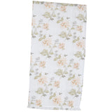Maxbell Yellow Flower Voile Window Curtain Sheer Tulle Drape Beads Valance
