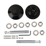 Maxbell Universal Racing Mount Bonnet Hood Latch Pin Lock Locking Kit Black