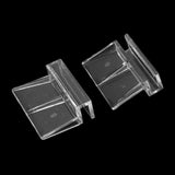 Maxbell 12Pcs Aquarium Fish Tank Plastic Clip Glass Cover Strong Support Holder 6/8/10mm