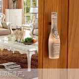 Maxbell 30xRed Wine Bottle Shaped Cabinet Door Drawer Bin Handle Pull Knob Red bronze