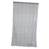 Maxbell Flocking Pattern Sheer Curtain Panel Window Tulle Divider White 100*200cm