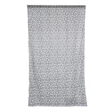 Maxbell Flocking Pattern Sheer Curtain Panel Window Tulle Divider White 100*200cm