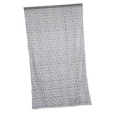 Maxbell Flocking Pattern Sheer Curtain Panel Window Tulle Divider White 100*200cm