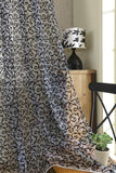Maxbell Flocking Pattern Sheer Curtain Panel Window Tulle Divider White 100*200cm