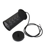 8x Edison Vintage Mesh Cylinder Design Pendant Light Wired Hanging Lampshade