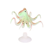 Maxbell Maxbell Generic Silicone Glowing Effect Underwater Aquarium Octopus Ornament Green