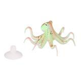 Maxbell Maxbell Generic Silicone Glowing Effect Underwater Aquarium Octopus Ornament Green