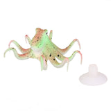 Maxbell Maxbell Generic Silicone Glowing Effect Underwater Aquarium Octopus Ornament Green