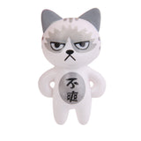 Generic 6PCS Miniature Resin Grumpy Angry Cat for Dollhouse Landscape Garden Ornament