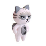 Generic 6PCS Miniature Resin Grumpy Angry Cat for Dollhouse Landscape Garden Ornament