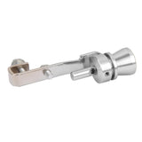 Maxbell 4xTurbo Sound Whistle Exhaust Pipe Blowoff Valve Simulator Size M -Silver