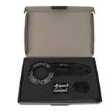 Maxbell Universal Screw Billet Aluminum Racing Rear Tow Hook Kit CNC Anodized Black