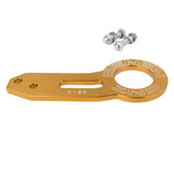 Maxbell Universal Screw Billet Aluminum Racing Rear Tow Hook Kit CNC Anodized Gold
