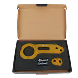 Maxbell Universal Screw Billet Aluminum Racing Rear Tow Hook Kit CNC Anodized Gold