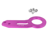 Maxbell Universal Screw Billet Aluminum Racing Rear Tow Hook Kit CNC Anodized Purple
