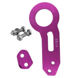 Maxbell Universal Screw Billet Aluminum Racing Rear Tow Hook Kit CNC Anodized Purple