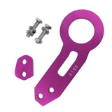 Maxbell Universal Screw Billet Aluminum Racing Rear Tow Hook Kit CNC Anodized Purple