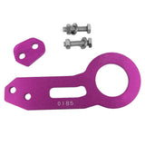 Maxbell Universal Screw Billet Aluminum Racing Rear Tow Hook Kit CNC Anodized Purple