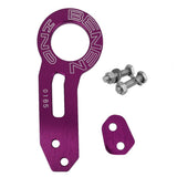 Maxbell Universal Screw Billet Aluminum Racing Rear Tow Hook Kit CNC Anodized Purple