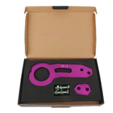 Maxbell Universal Screw Billet Aluminum Racing Rear Tow Hook Kit CNC Anodized Purple