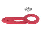 Maxbell Universal Screw Billet Aluminum Racing Rear Tow Hook Kit CNC Anodized Red