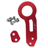 Maxbell Universal Screw Billet Aluminum Racing Rear Tow Hook Kit CNC Anodized Red