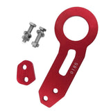 Maxbell Universal Screw Billet Aluminum Racing Rear Tow Hook Kit CNC Anodized Red