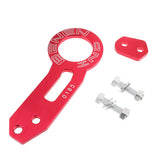 Maxbell Universal Screw Billet Aluminum Racing Rear Tow Hook Kit CNC Anodized Red