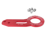 Maxbell Universal Screw Billet Aluminum Racing Rear Tow Hook Kit CNC Anodized Red