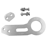 Maxbell Universal Screw Billet Aluminum Racing Rear Tow Hook Kit CNC Anodized Silver