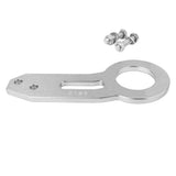 Maxbell Universal Screw Billet Aluminum Racing Rear Tow Hook Kit CNC Anodized Silver