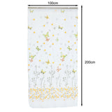 Maxbell 4xColorful Buttefly Tulle Voile Door Window Curtain Drape Sheer Valance 1x2M