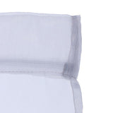 Maxbell 100x200cm Window Door Curtain Panel Drape Tulle Room Balcony Divider -Gray