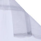 Maxbell 100x200cm Window Door Curtain Panel Drape Tulle Room Balcony Divider -Gray