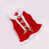 Maxbell Maxbell Christmas Costume Coat Clothes Skirt Dress for Pets Dogs Dog Christmas M