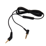 Maxbell 3.5mm Extension Audio Stereo Headphone Cable Cord For Bose QC3 With Mic