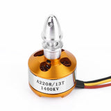 Maxbell None Brush Motor XXD A2208 KV1400 Brushless Motor Fitted Wing Shaft Rotor