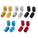 Maxbell 8x4x Aluminum Tire Wheel Rims Stem Air Valve Caps Tyre Cover Car Truck Blue
