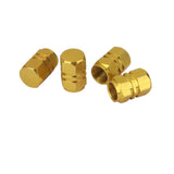 Maxbell 6x4x Aluminum Tire Wheel Rims Stem Air Valve Caps Tyre Cover Car Truck Golden