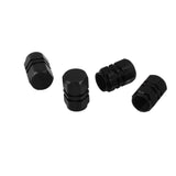 Maxbell 8x4x Aluminum Tire Wheel Rims Stem Air Valve Caps Tyre Cover Car Truck Black
