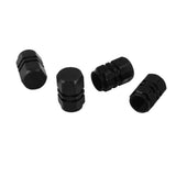 Maxbell 8x4x Aluminum Tire Wheel Rims Stem Air Valve Caps Tyre Cover Car Truck Black