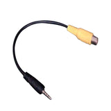 Maxbell 2.5mm Stereo Male Plug to 1 RCA Female Jack Video Adapter Converter Cable