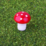 Maxbell 25x100x Mushroom Miniature Dollhouse Figurine Bonsai Terrarium Landscape Red