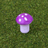 Maxbell 6x100x Mushroom Miniature Dollhouse Figurine Bonsai Terrarium Landscape Purple