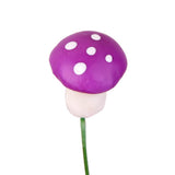 Maxbell 6x100x Mushroom Miniature Dollhouse Figurine Bonsai Terrarium Landscape Purple