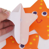 Maxbell Safety Bathtub Sticker Bathroom Non Slip Sticker Cute 5pcs Starfish Pattern
