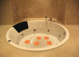 Maxbell Safety Bathtub Sticker Bathroom Non Slip Sticker Cute 5pcs Starfish Pattern