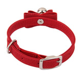 Maxbell Maxbell Adjustable Pet Kitten Cat Puppy Safety Collar Bell Buckle Neck Strap Red