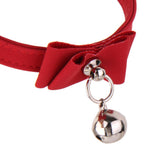 Maxbell Maxbell Adjustable Pet Kitten Cat Puppy Safety Collar Bell Buckle Neck Strap Red