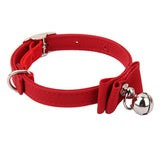 Maxbell Maxbell Adjustable Pet Kitten Cat Puppy Safety Collar Bell Buckle Neck Strap Red
